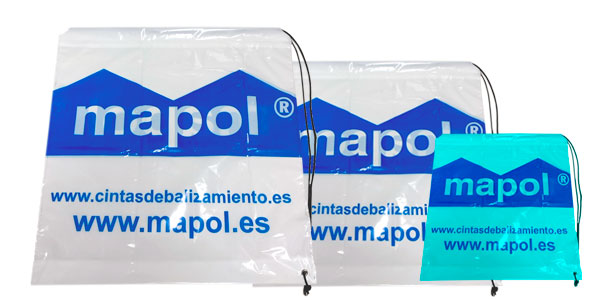 Bolsas personalitzadas tipo motxil·la MAPOL